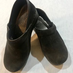 Danskos Black suede Size 38
